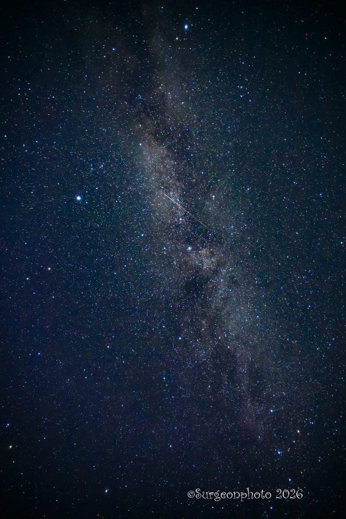 流れ星　夏の大三角