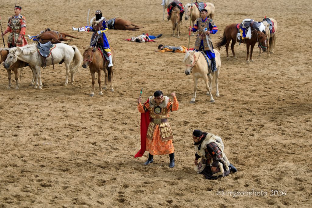 「King of Kings」馬術ショー 倒れている馬