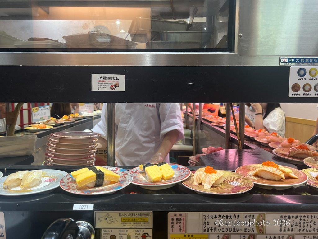 回転寿司のレーン