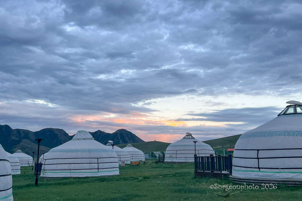 Green sky resortの夕暮れ