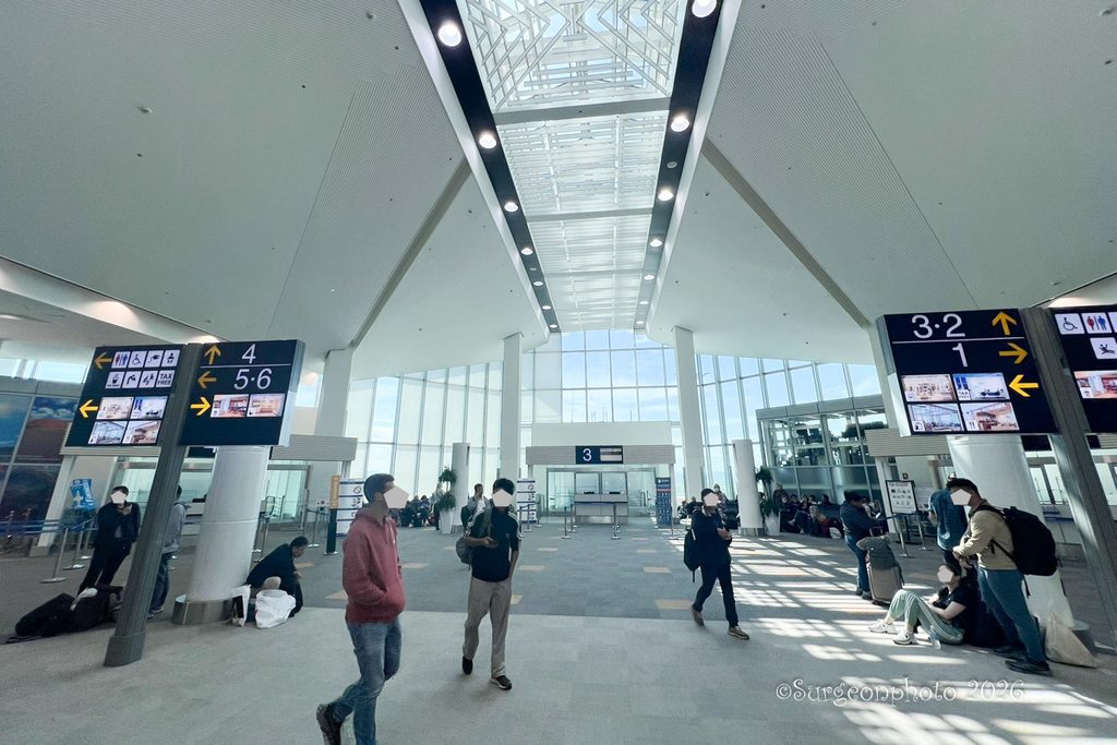 チンギスハーン空港 搭乗待合室