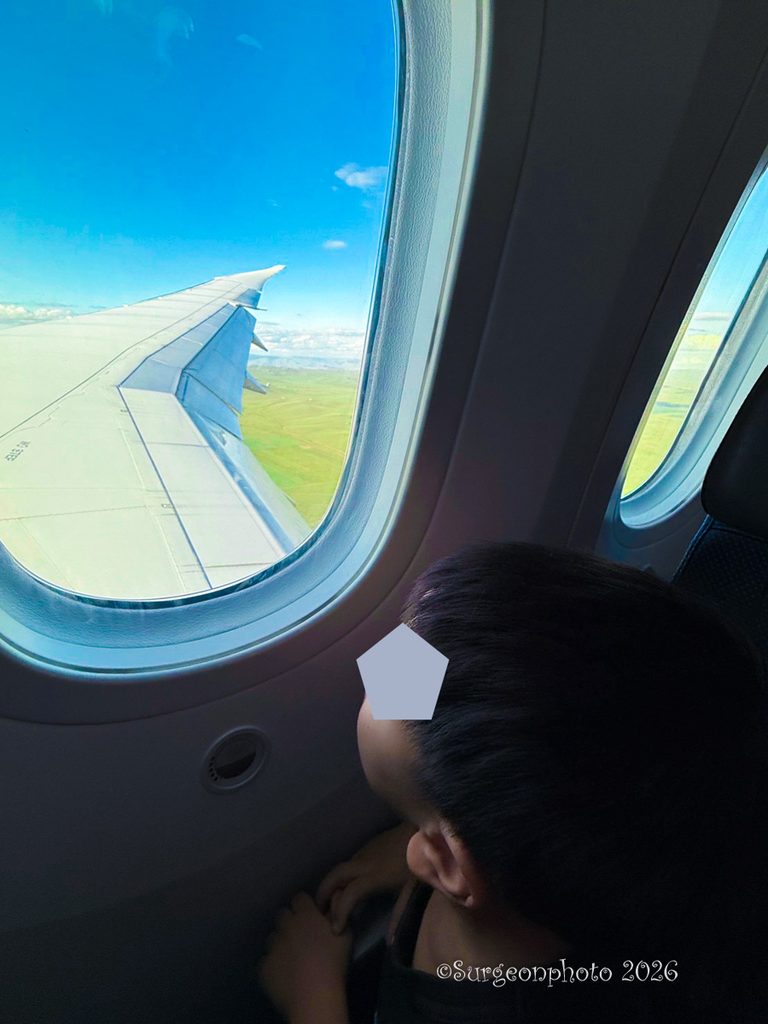 MIATモンゴル航空 モンゴル上空
機窓