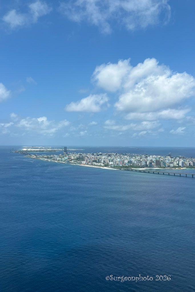 SQ432着陸前に見たマーレ周辺の景色